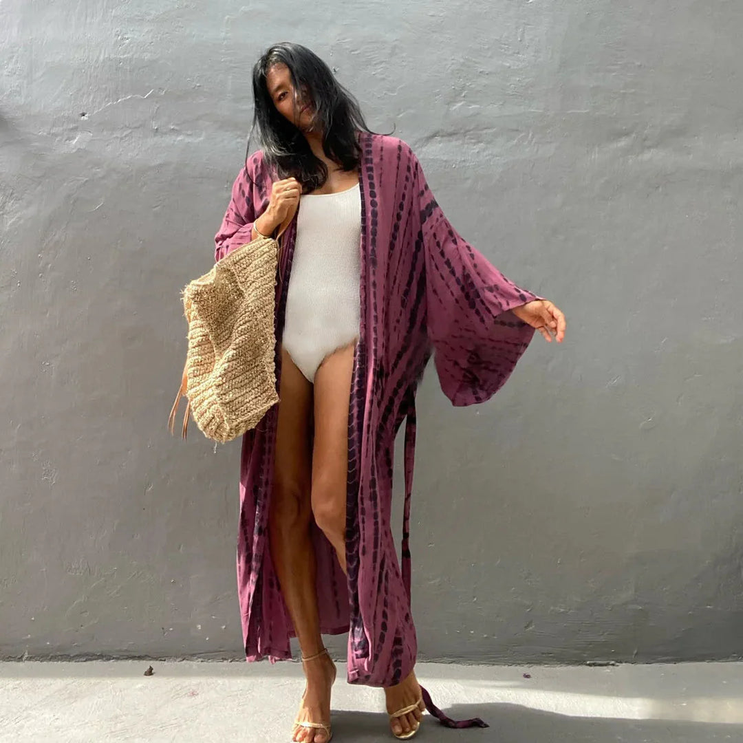 Kimono da spiaggia Tie Dye