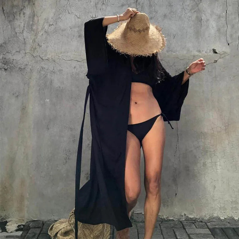 Kimono leggero con laccetti