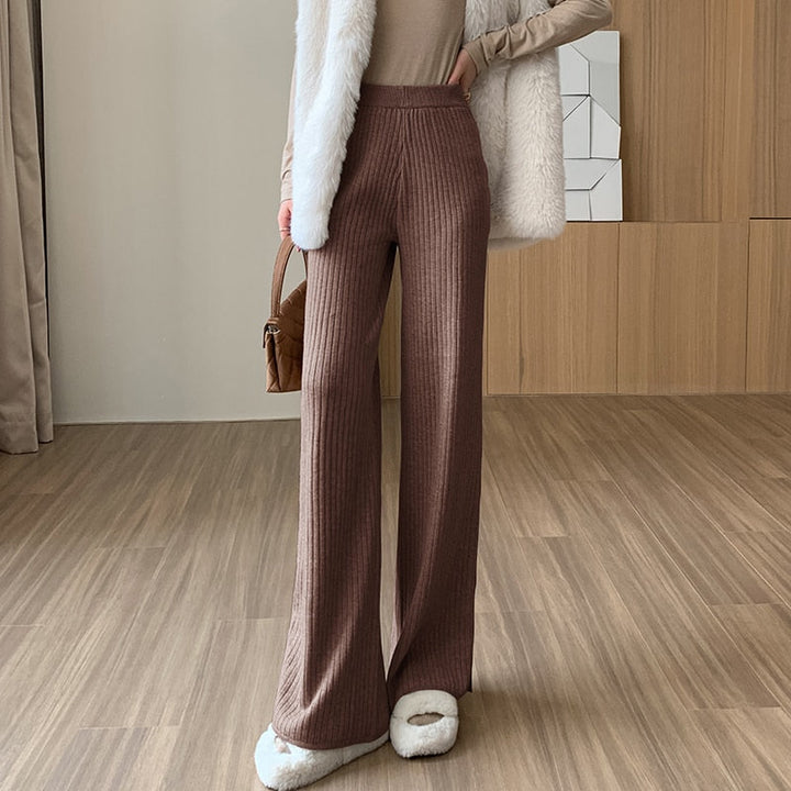 Pantaloni in tessuto con cutout alle gambe
