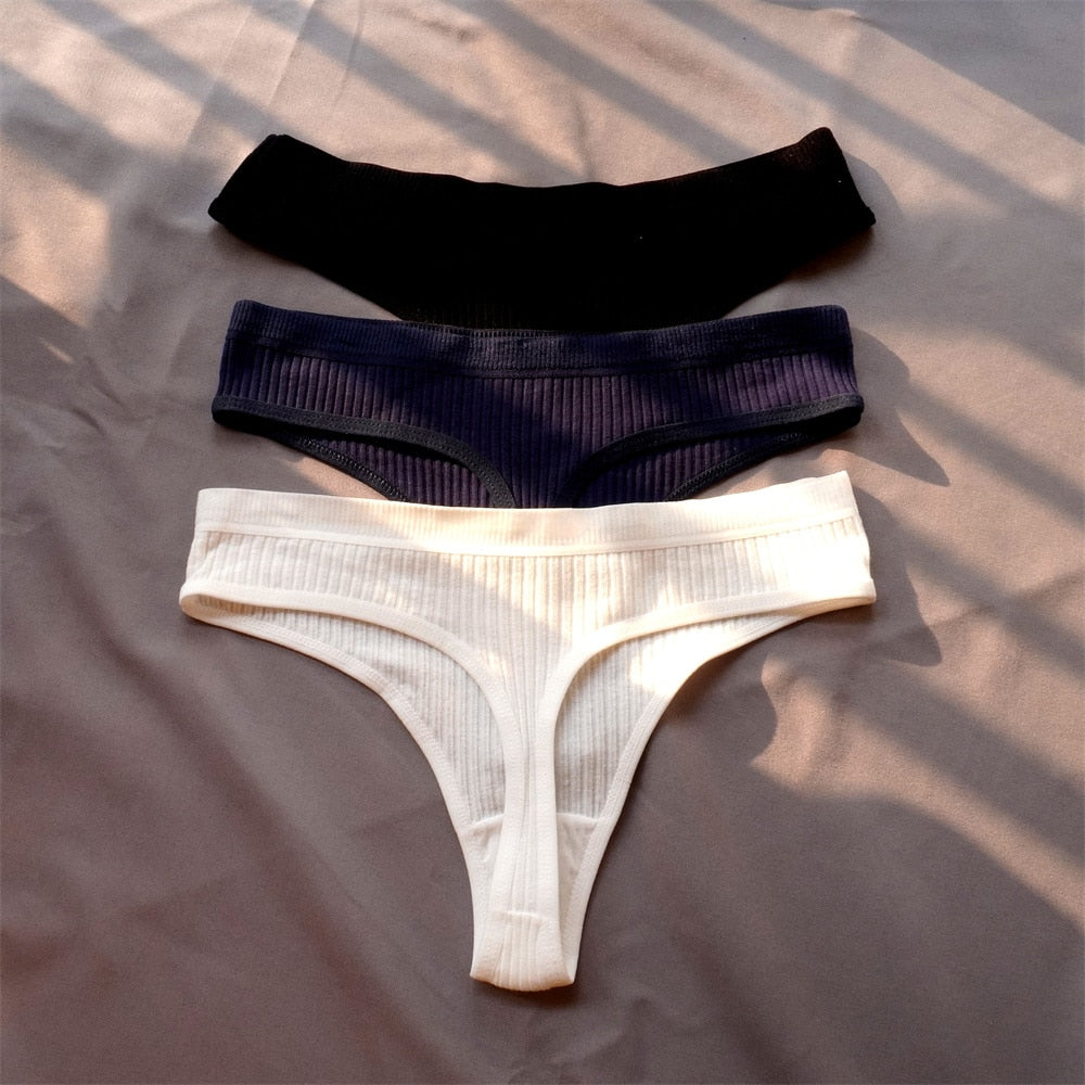 3-pack di mutandine in cotone