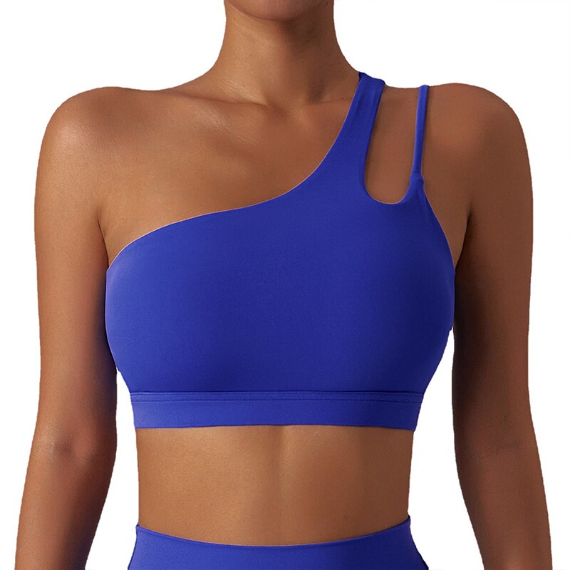 Top sportivo monospalla