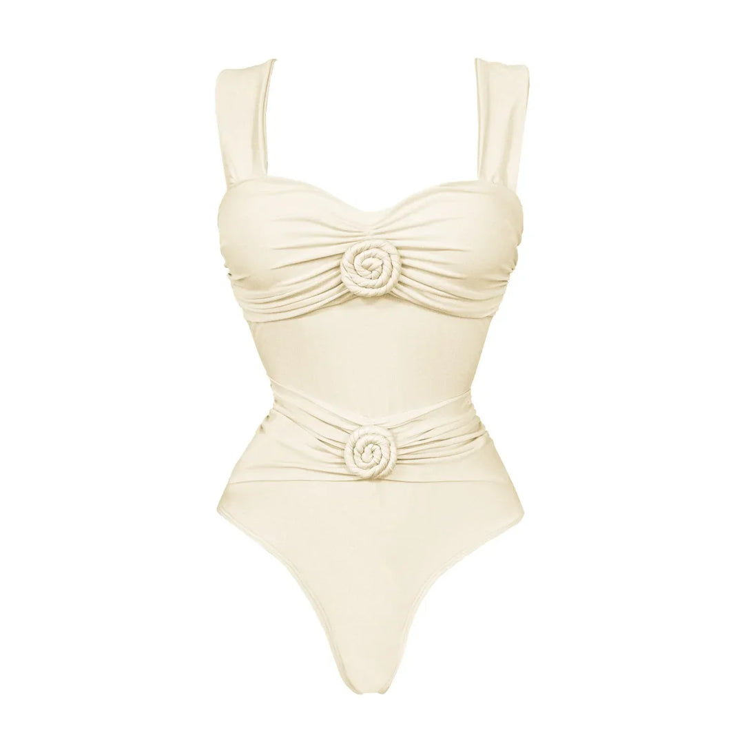 Costume da bagno con arricciature