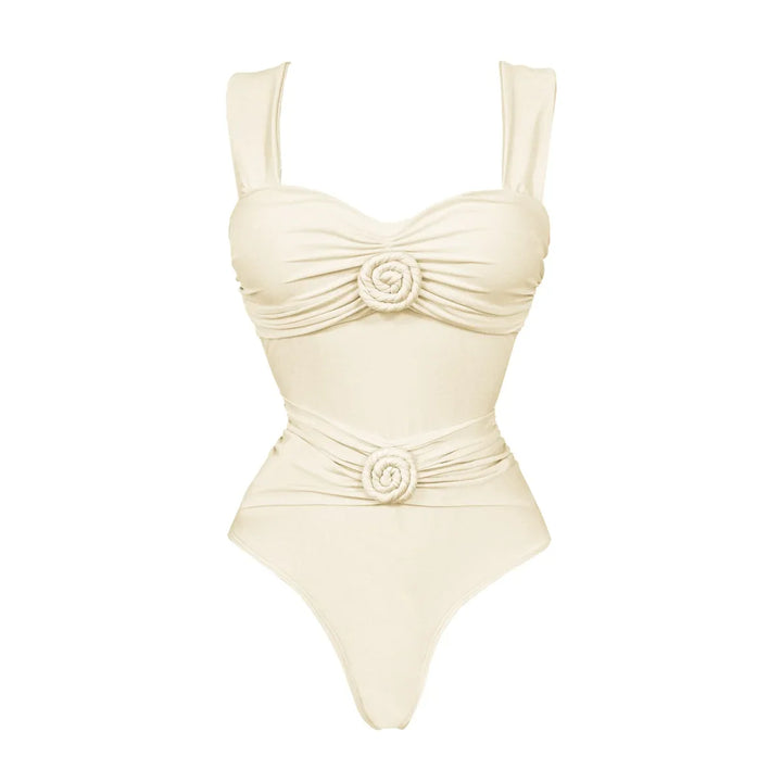 Costume da bagno con arricciature