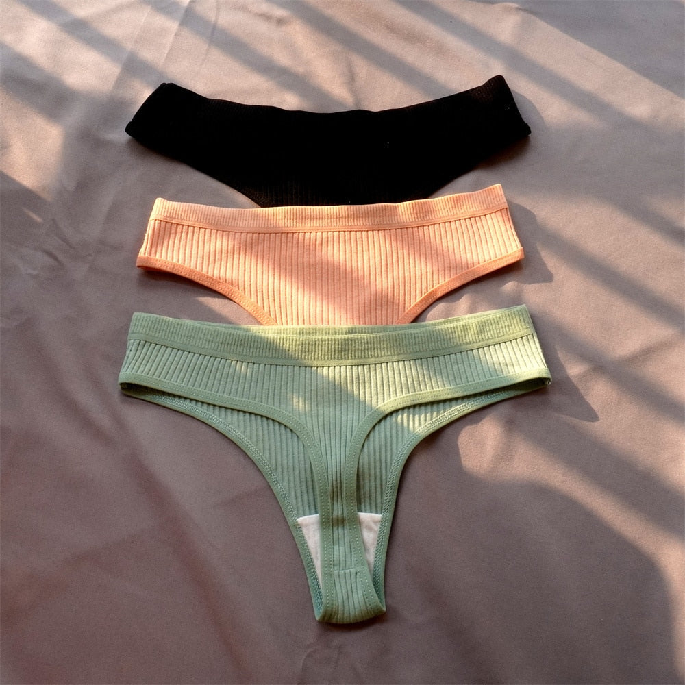 3-pack di mutandine in cotone