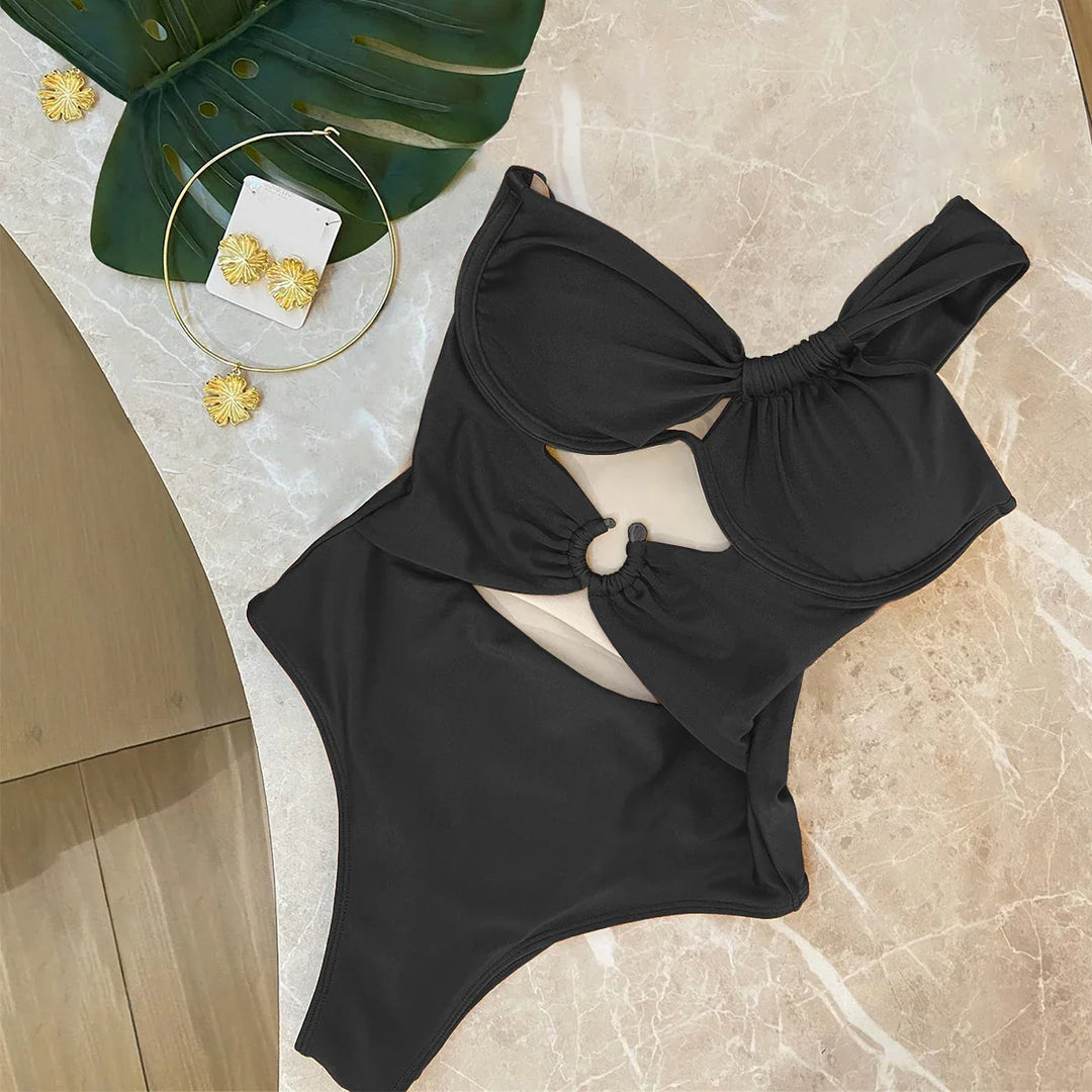 Costume da bagno monospalla