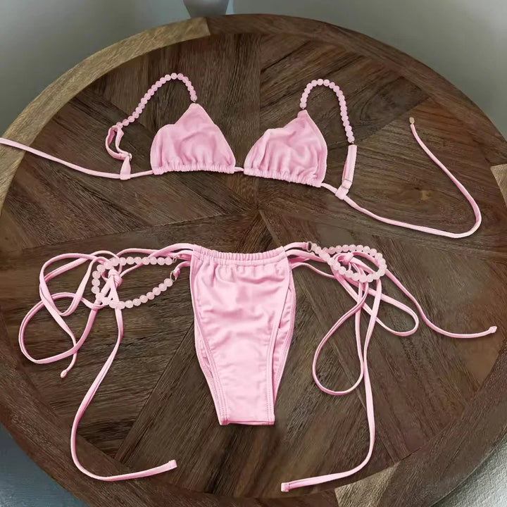 Bikini brasiliano con laccetti
