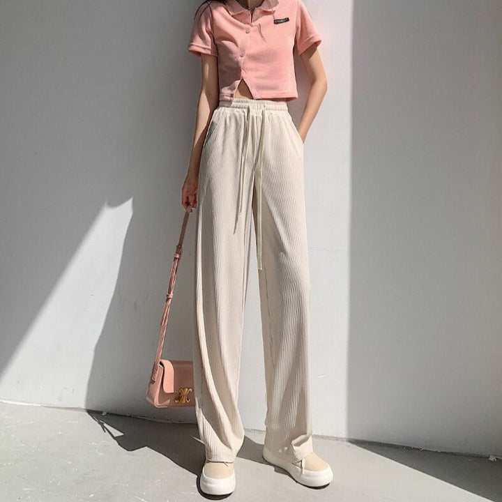 Pantaloni in denim dritti