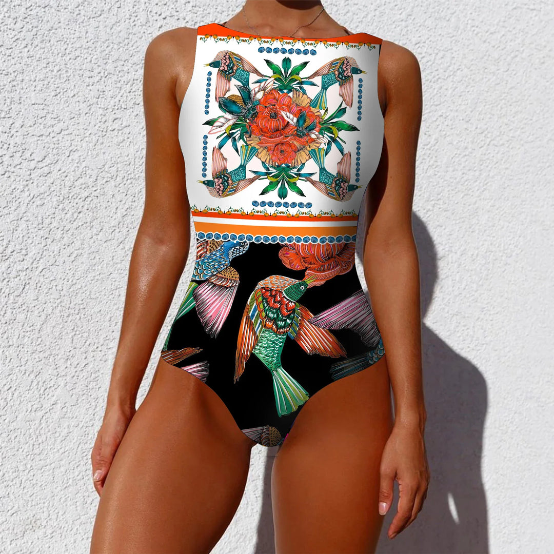 Costume da bagno intero con stampa