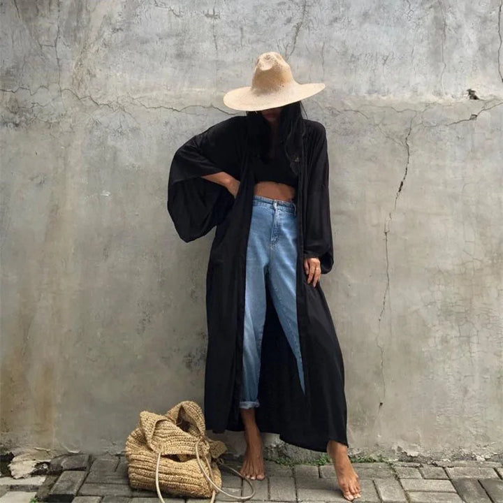 Kimono leggero con laccetti