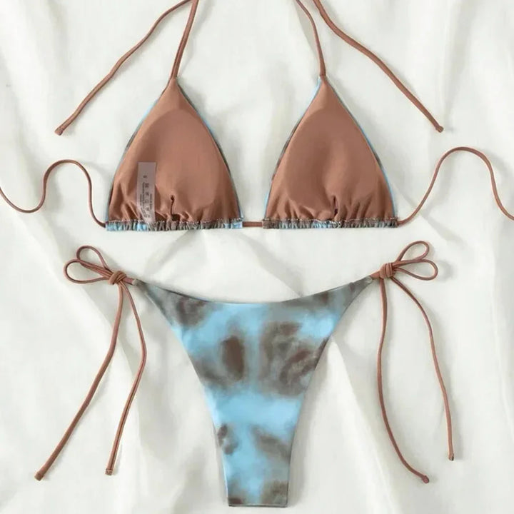 Bikini triangolo Tie Dye
