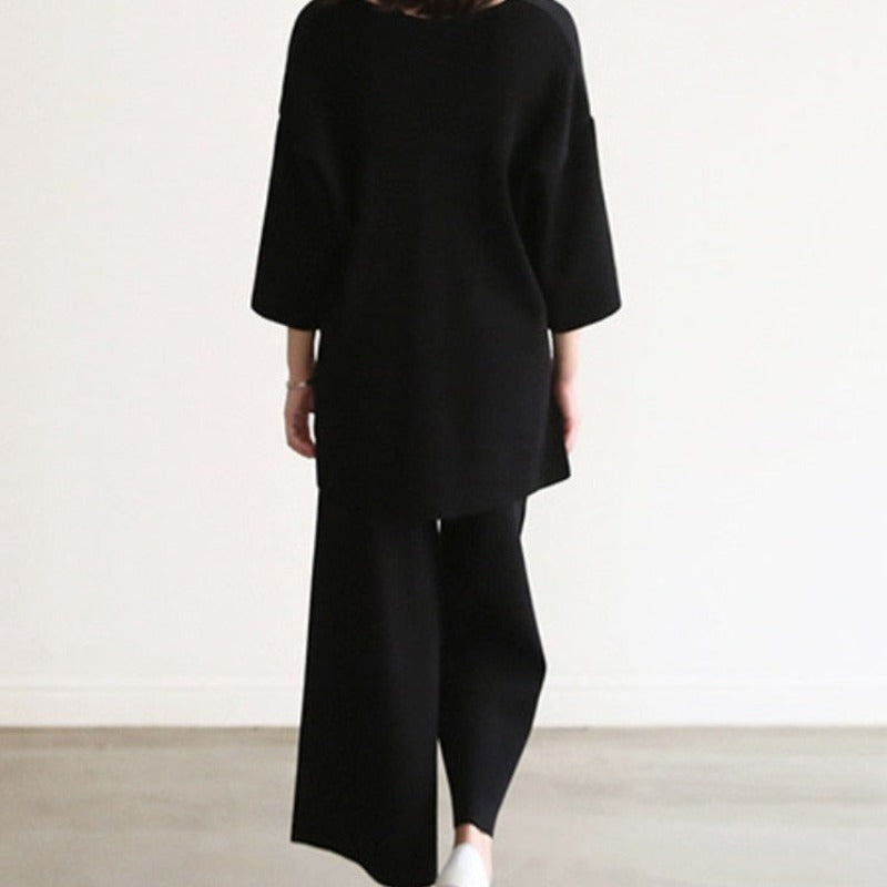Completo abbigliamento casa morbido con cut-out