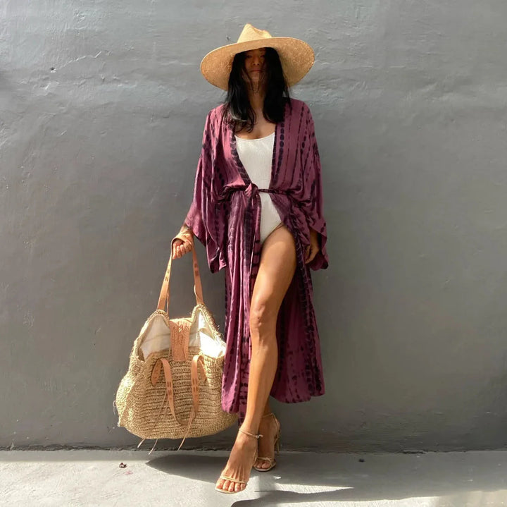 Kimono da spiaggia Tie Dye