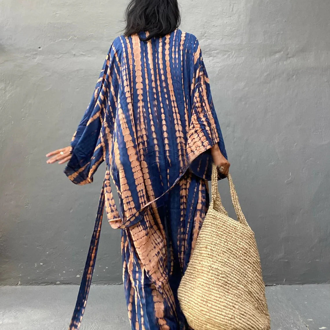Kimono da spiaggia Tie Dye