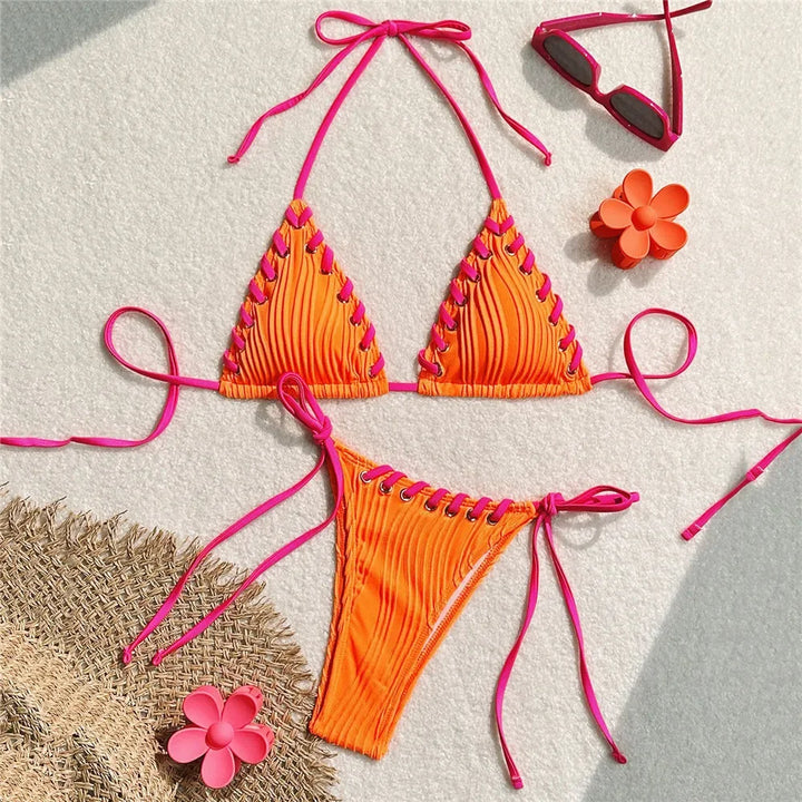Costume da bagno 2 pezzi stile boho