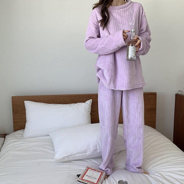 Set abbigliamento casa in pile
