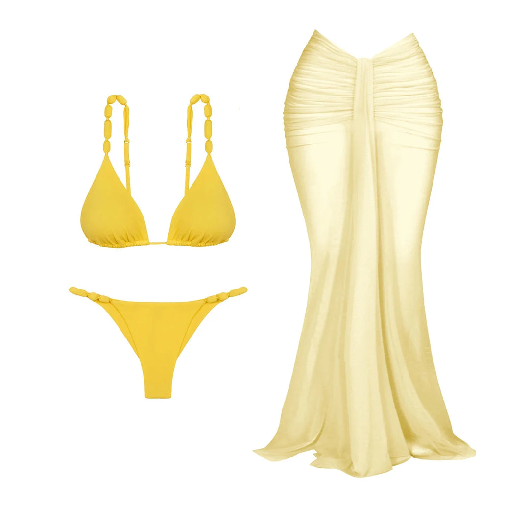 Set da spiaggia con bikini