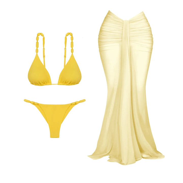 Set da spiaggia con bikini