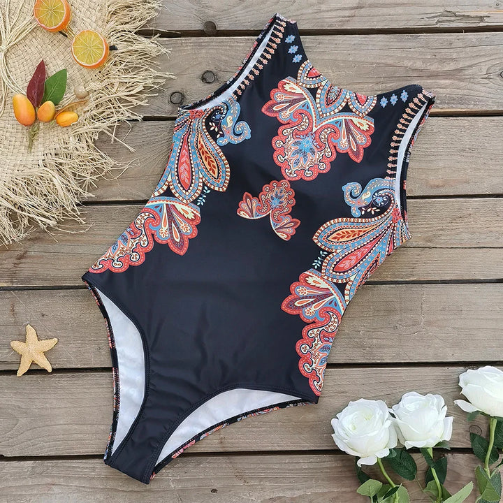 Costume da bagno intero con stampa