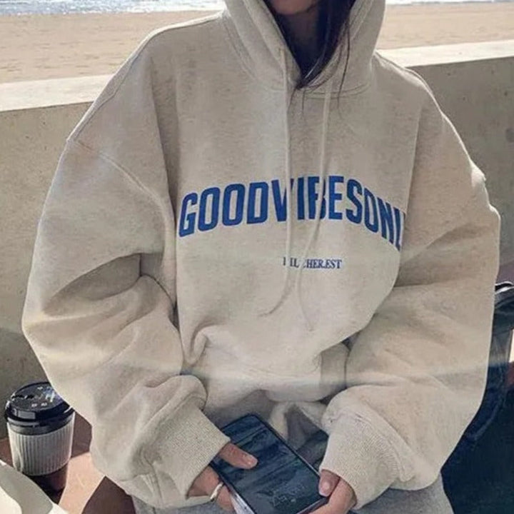 Felpa oversize con cappuccio