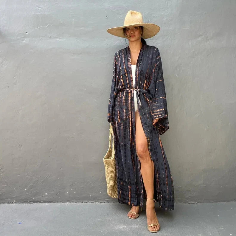 Kimono da spiaggia Tie Dye