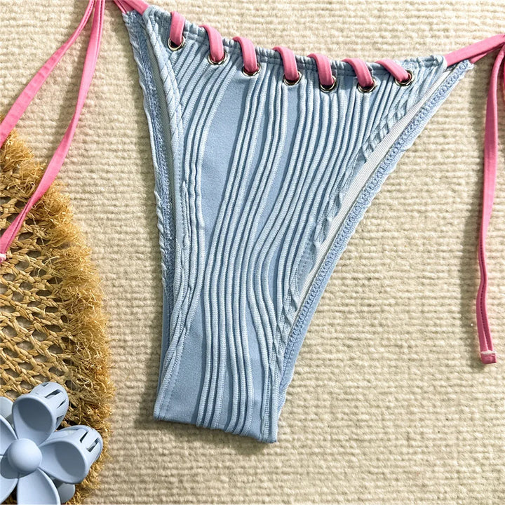Costume da bagno 2 pezzi stile boho