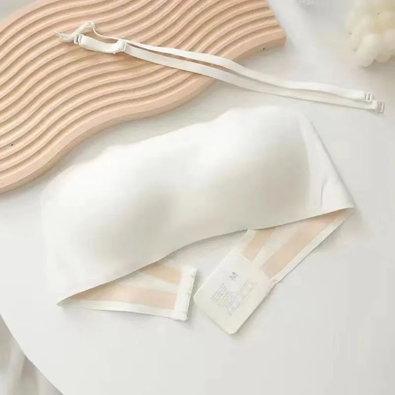 Reggiseno push up a tubo senza cuciture