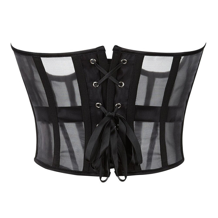 Corsetto in rete con zip