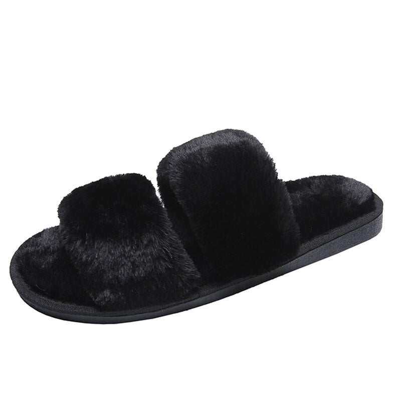 Pantofole con pelliccia