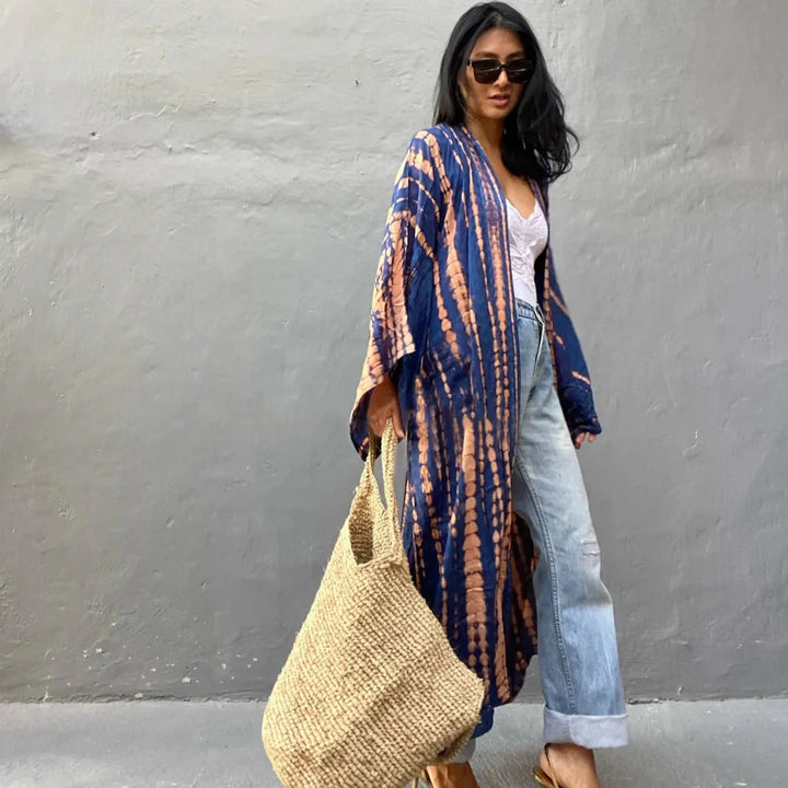 Kimono da spiaggia Tie Dye