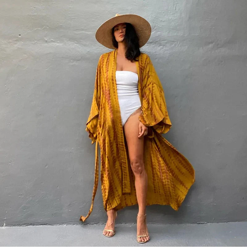 Kimono da spiaggia Tie Dye