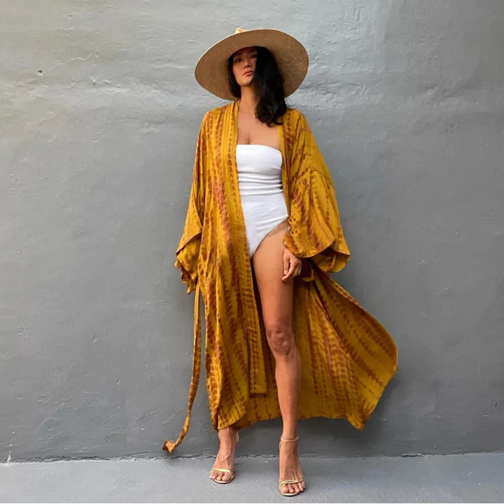 Kimono da spiaggia Tie Dye