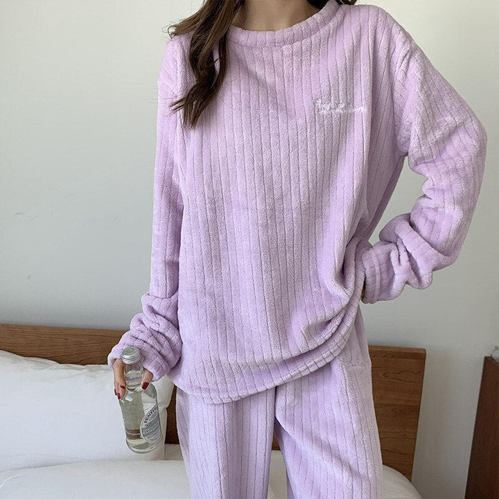 Set abbigliamento casa in pile