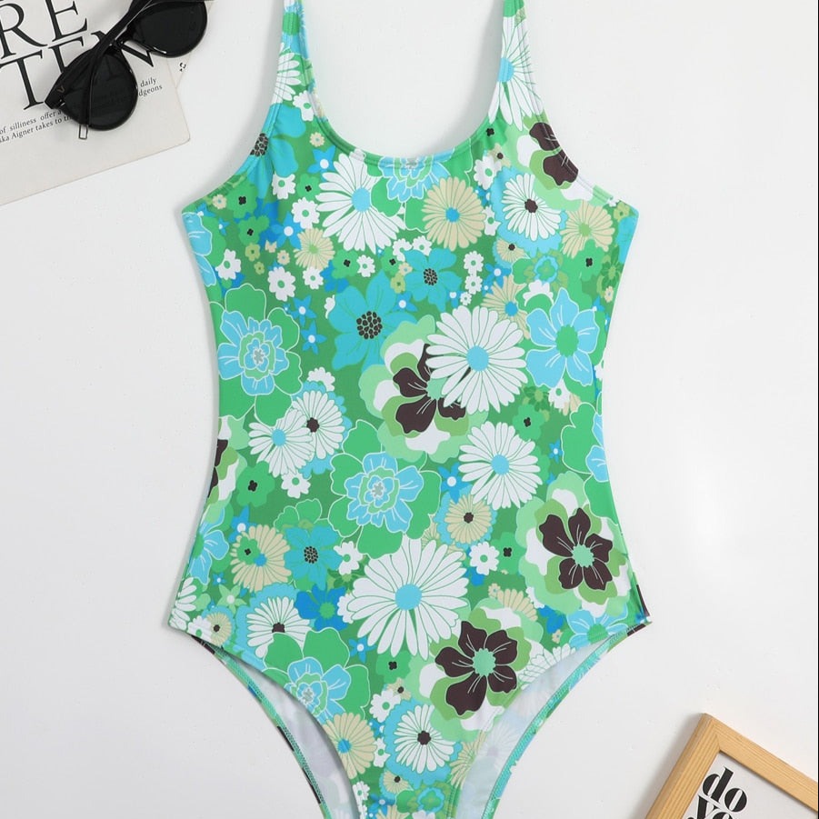 Costume da bagno intero colorato