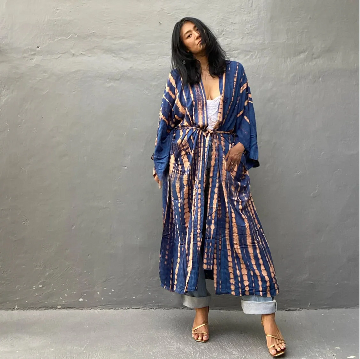Kimono da spiaggia Tie Dye