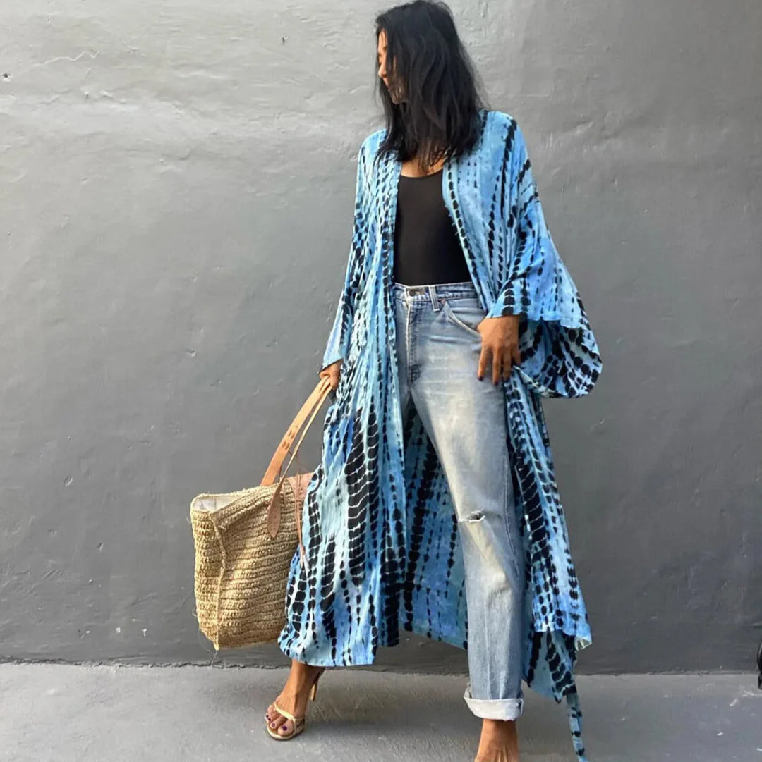 Kimono da spiaggia Tie Dye