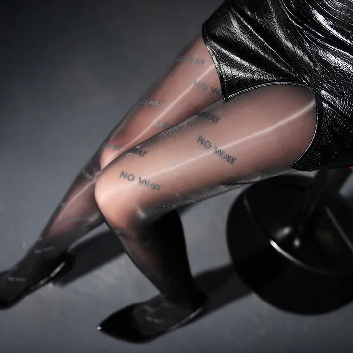 Collant con scritte
