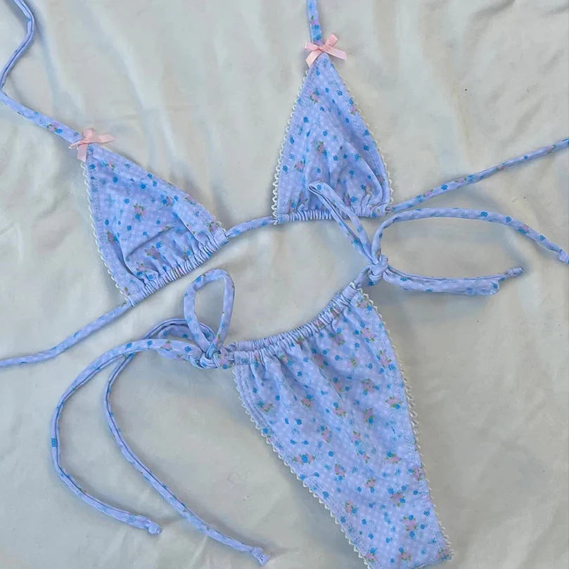 Bikini con laccetti