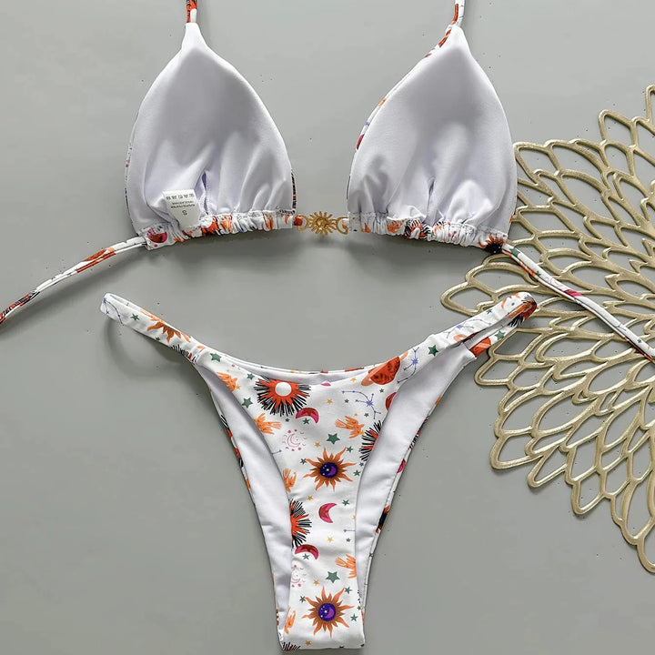 Bikini con motivo cosmico