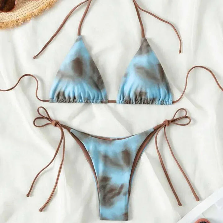 Bikini triangolo Tie Dye