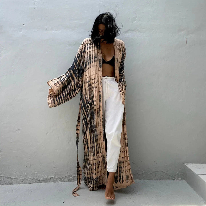 Kimono da spiaggia Tie Dye