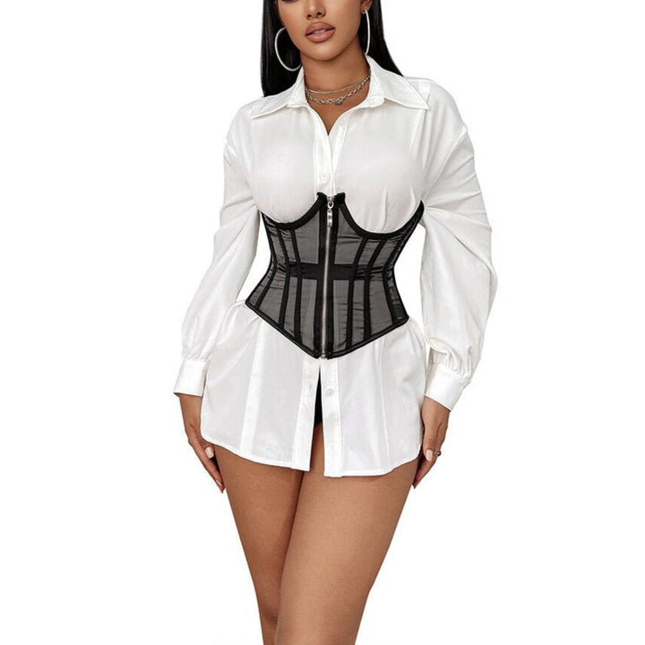 Corsetto in rete con zip