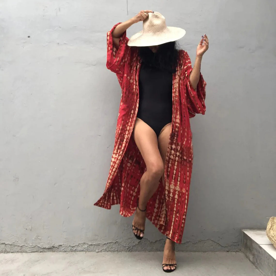 Kimono da spiaggia Tie Dye
