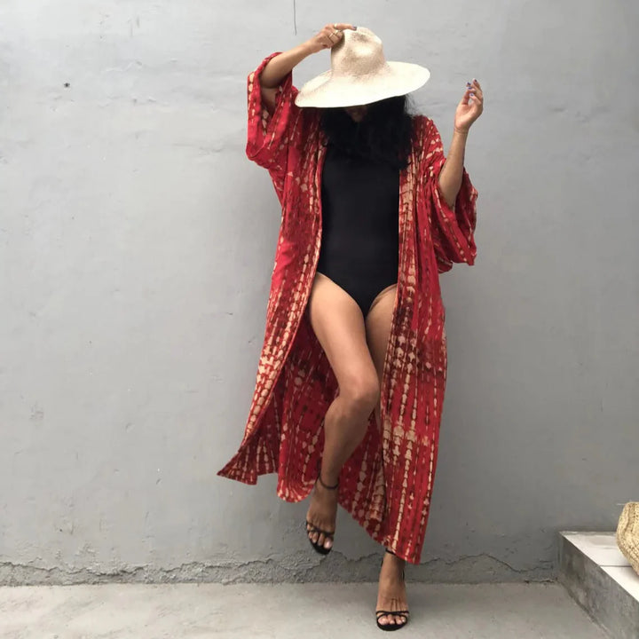 Kimono da spiaggia Tie Dye