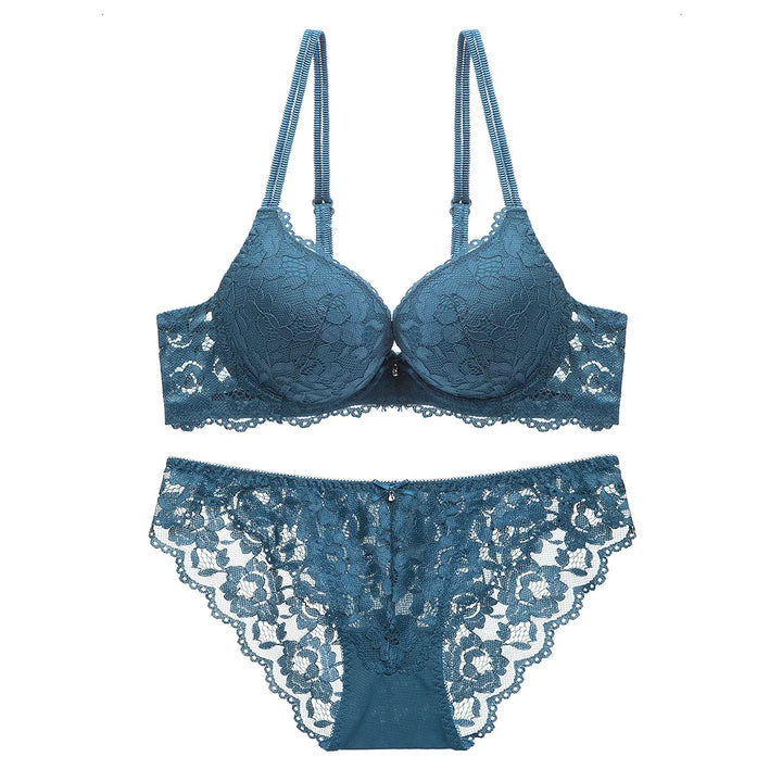 Set intimo in pizzo push-up