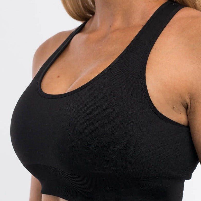 Reggiseno sportivo con schiena scoperta