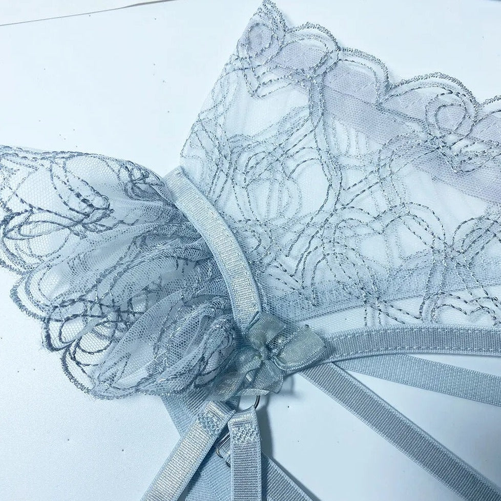 Set intimo in pizzo 3 pezzi