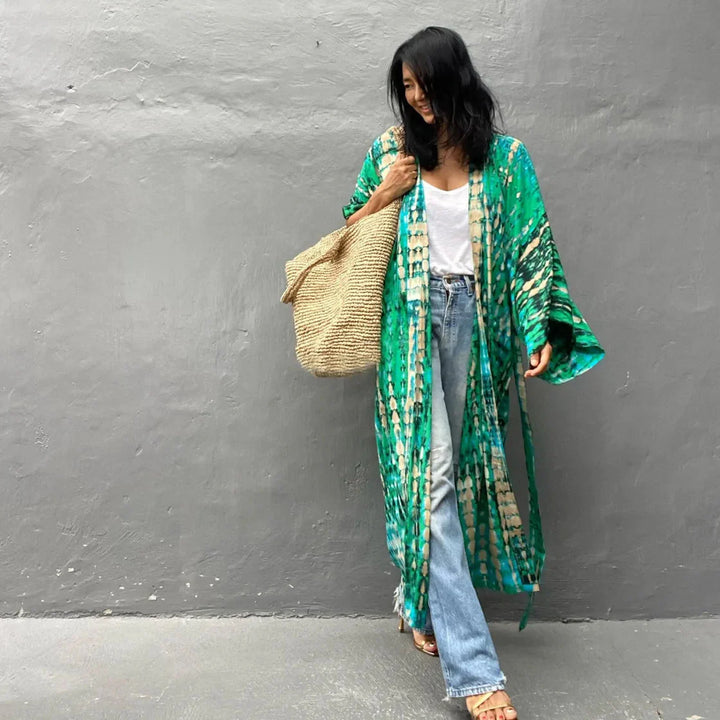 Kimono da spiaggia Tie Dye