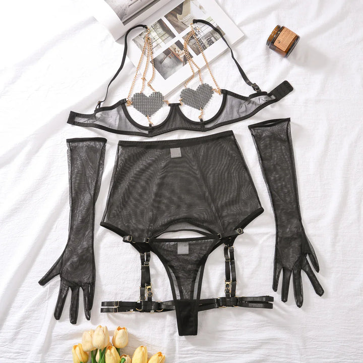 Completo intimo con guanti