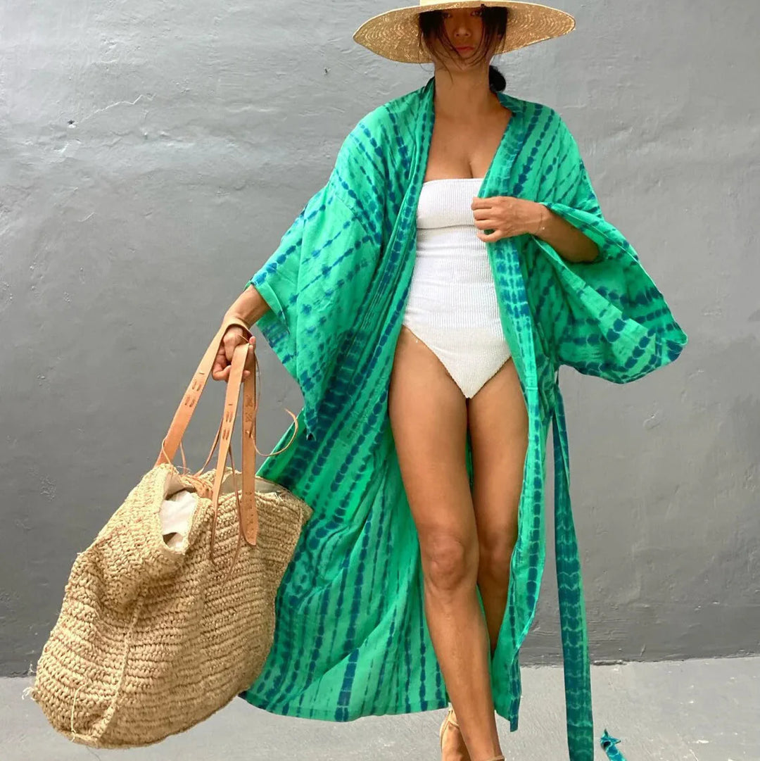 Kimono da spiaggia Tie Dye