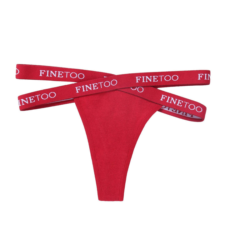 Mutandine vita alta con doppio nastro